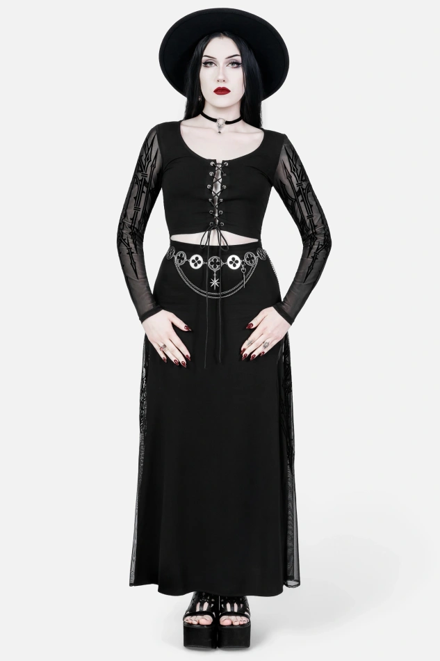 CHAPEL OF SHADOWS spódnica maxi