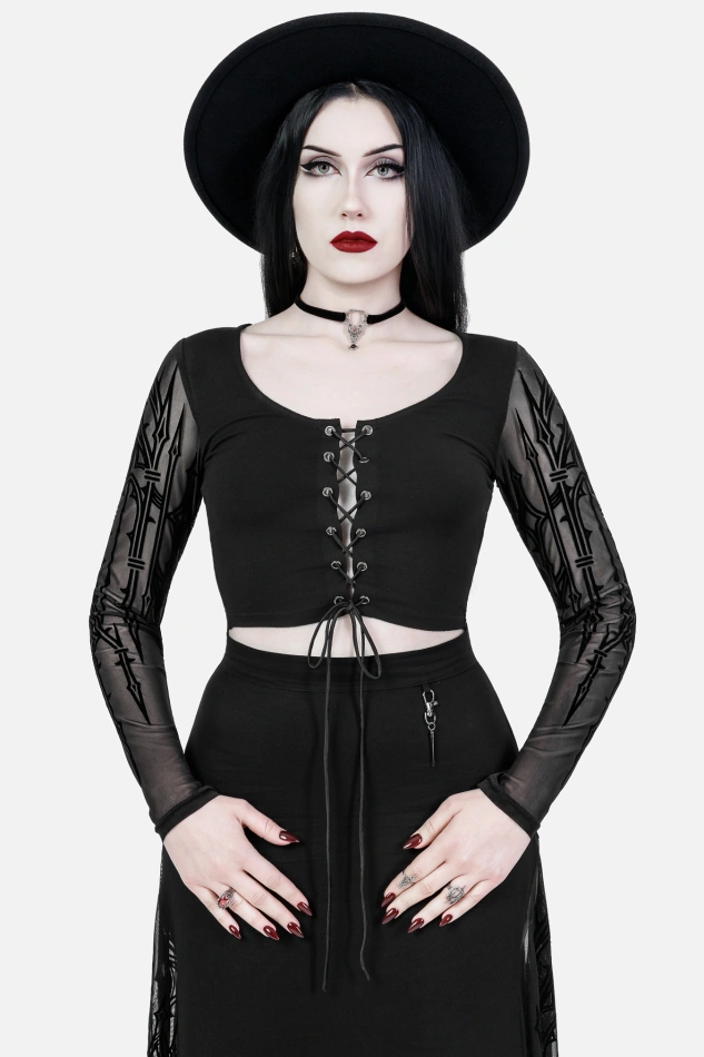 INFERNUM LONG SLEEVE TOP