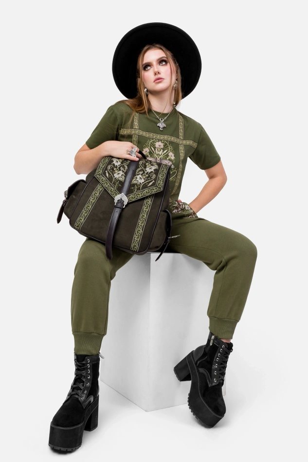 MOONVINE OLIVE RUCKSACK
