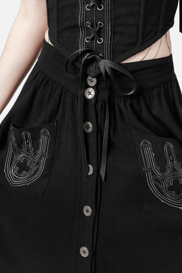 HERESY MIDI SKIRT
