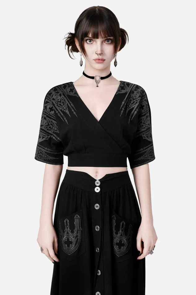 HERESY MIDI SKIRT