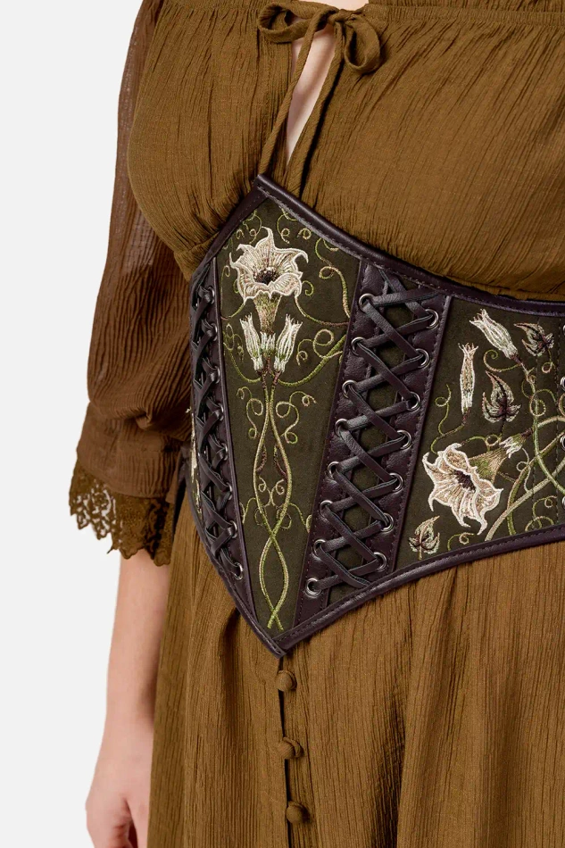 DARK BOTANY CORSET BELT