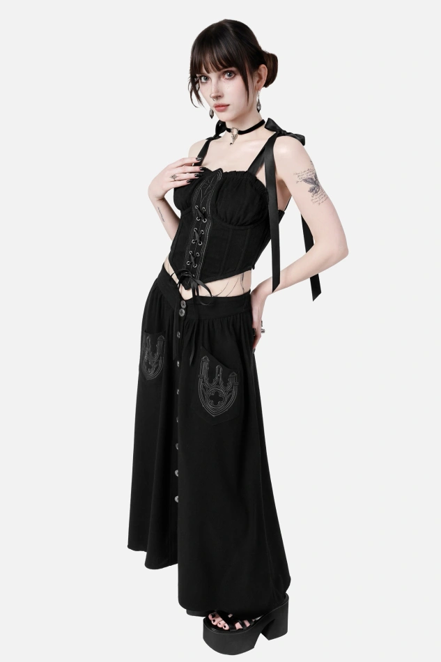 HERESY spódnica midi