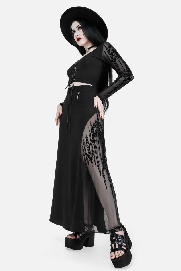 INFERNUM LONG SLEEVE TOP