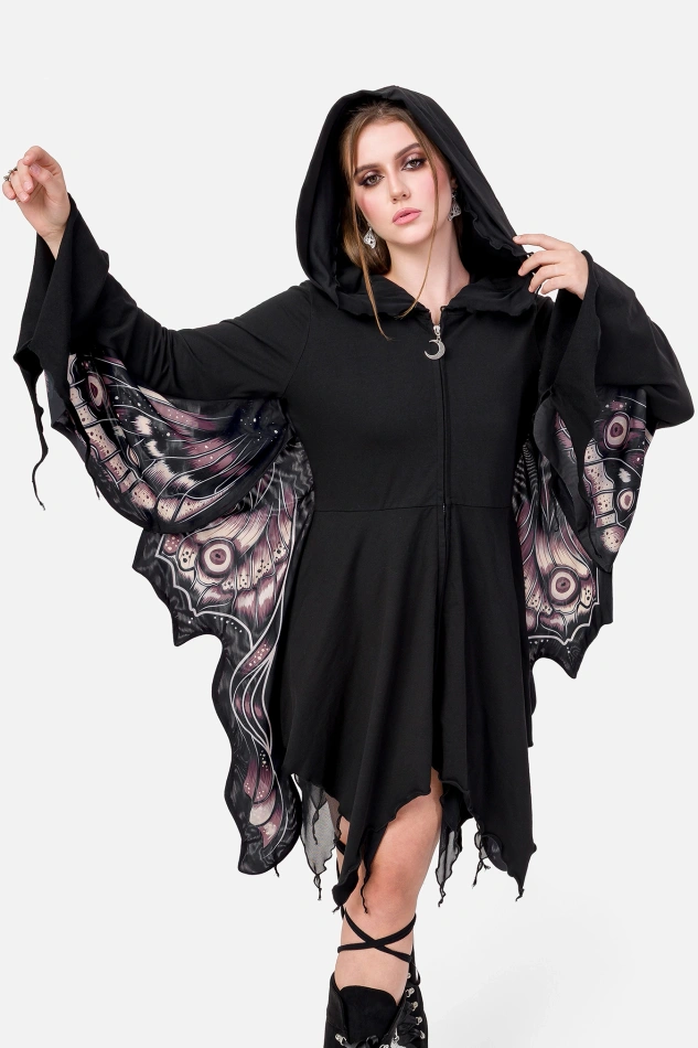 ASHIRA MOTH HOODIE
