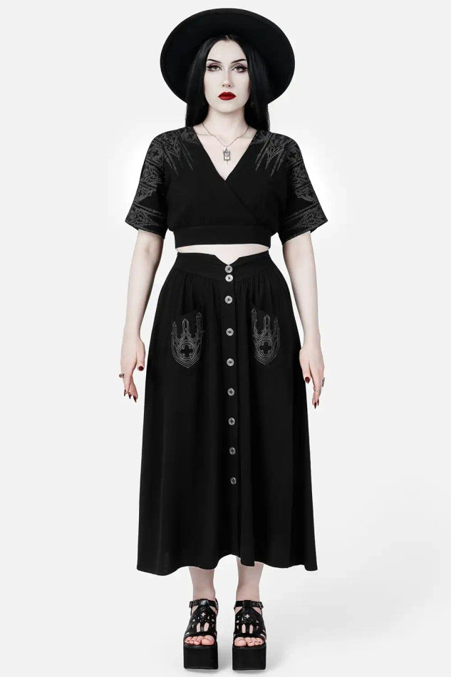 HERESY spódnica midi