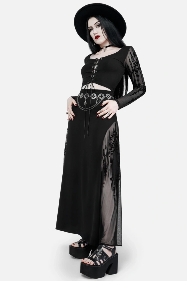 CHAPEL OF SHADOWS spódnica maxi