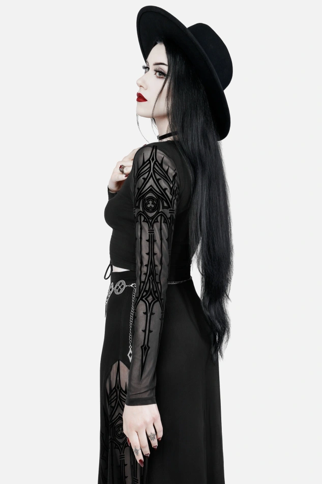 INFERNUM LONG SLEEVE TOP